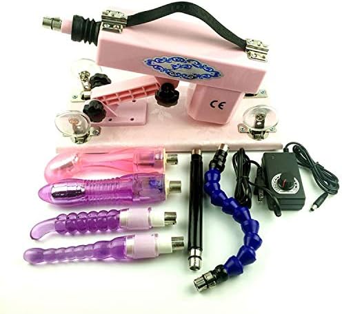Alluring Machine for Women with Four Free Folding Rod,Europe,AU,USA Adapter Automatic Retractable ing A5-007,Pink Machine