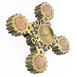 Lahtak Fidget Spinner Prime - Metal Fidget Spinner Case - Cool Fidget Spinner Toy - Hand Spinner - Gold Fidget Spinner - Best Fidget Spinner - Brass Rare Transformer Fidget Spinner Detachable DIY