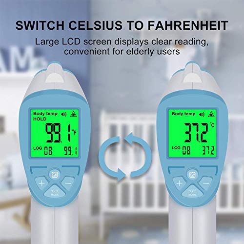 Forehead Thermometer,Ear Thermometer Accurate Instant Readings,Digital Infrared Body Temporal