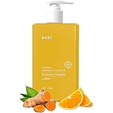 BSMKCL Turmeric & Vitamin C Cream Body Lotion for Dry, Dull Skin, 300 milliliters | Moisturizer Firming, Refreshing, Non-sticky - Scented Glow Body & Face Lotion, 24 Hour Moisture Milk Skin