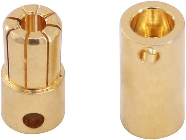 OliRC 6pairs 6.5mm Gold Plated Male and Female Bullet Banana Connectors Plugs for DIY RC Battery ESC Motor(C118-6) - Image 3
