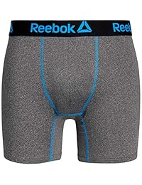 Reebok calzoncillos tipo bóxer para hombre de secado rápido, 3 unidades