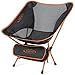 G4Free Lightweight Portable Chair Outdoor Folding Backpacking Camping Chairs for Sports Picnic Beach Hiking Fishing (Orange)