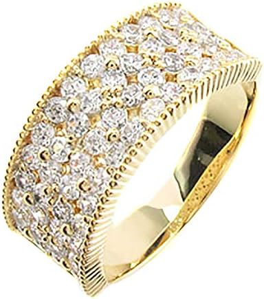 ダイヤモンド イエローゴールド K18 パヴェ フラワー 花 セブンスター アンティーク ミル 指輪 1 0ct リング 大幅値下げランキング 13号 ゴージャス レディース 透かし