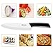 Ceramic Kitchen Knife 6 inch Cutlery Chef Knife with Sheath Upgrade Handle
