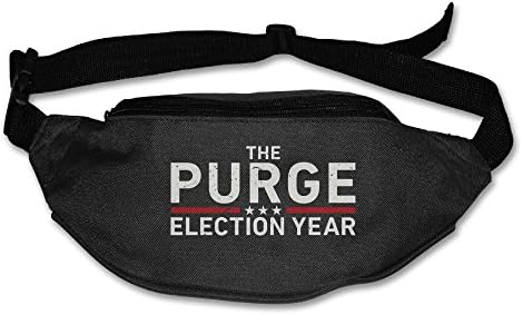 THE PURGE ELECTION YEAR Logo Pocket Waist Black For Men &amp; Women Pack Waist Bag