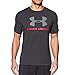 Under Armour Men's Sportstyle Logo T-Shirt, Black (001)/Steel, Large