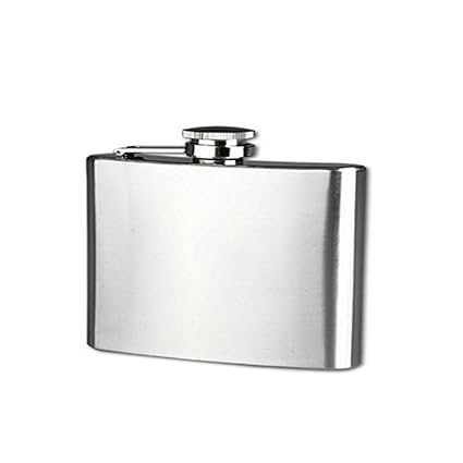DZT1968 4/5/6/7/8/9/10 Oz Stainless Steel Pocket Hip Flask Alcohol Whiskey Liquor Screw Cap