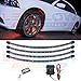 LEDGlow 4pc Orange LED Wheel Well Fender Accent Neon Lighting Kit for Cars & Trucks - 6 Patterns - Music Mode - 24
