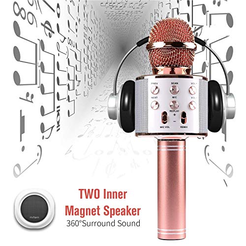 1 Karaoke+Microphone+Wireless+Bluetooth+Speaker