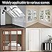 2 Pack Hook and Eye Latch,4” Privacy Eye Hooks/Door Latch Lock,Stainless Steel Door Locks with Mounting Screws for Easy Safety Indoor & Outdoor