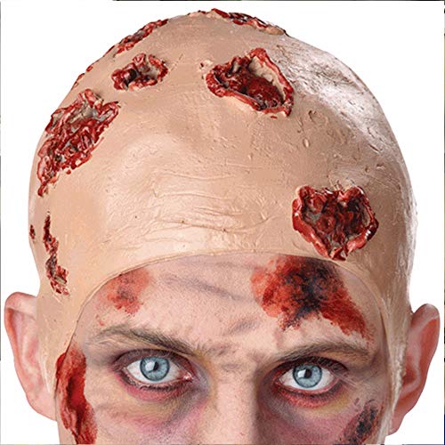 Bald Caps Makeup Latex Bald Head Wig Cap 2 Sizes Costume Accessory for Adults Teens