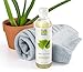 Pure Aloe Vera Gel - 8 Oz. Cold Pressed. Best For Face, Hair, And Skin. 100% Guaranteed. Best Quality For Shaving Or Makeup Remover.