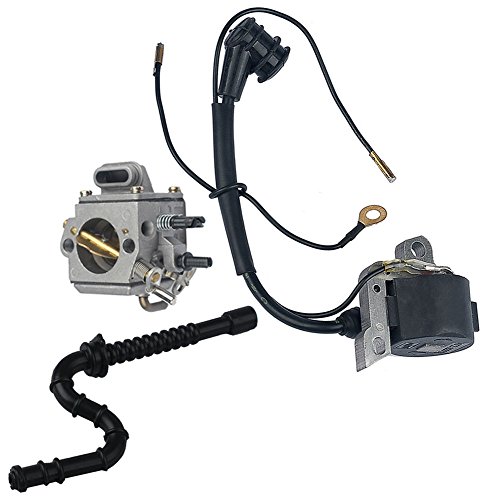 HIPA Ignition Coil + Carburetor + Fuel Line For STIHL MS290 MS310 MS390 029 039 Chainsaw