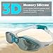 U-FIT Swim Goggles | Swimming Goggles for Men Women Adults - Best Non Leaking Anti-Fog UV Protection Clear Vision - Free Goggle Case Nose and Ear Plugs