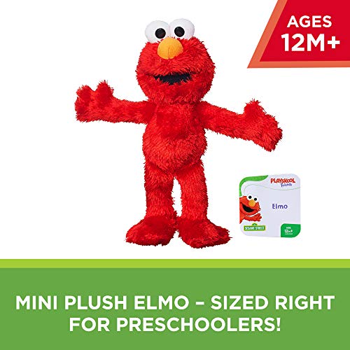 Sesame Street Mini Plush Elmo Doll 10" Elmo Toy for Toddlers and Preschoolers, Toy for 1 Year