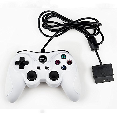 TTX PS2 Wired Controller - White - PlayStation 2