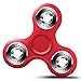 easyDecor EDC Tri Fidget Spinner Hand Toy Stress Reducer Focus Toy Relieves Boredom Guarantee 3 min + Spin Time(Red)