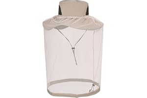 HAGSFIRE Mosquito Net Hat, Bug Net for Head, Mosquito Face Net Mask Bug Cap UPF 50+ Outdoors Fishing Garden Sun Hats for Women and Men