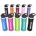 GO Active Insulated Water Bottle with Straw. Stainless Steel Double Wall Sport Bottle Keeps ice Cubes Over 24 Hours! (Orchid, 24 oz)