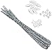 Beadery Holiday Beaded Ornament Kit, 3-Inch, Ice Crystal Snowflake, Makes 12 Ornaments