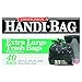 Handi-Bag HAB6FTL40 Super Value Pack Trash Bags, 33gal, .65mil, 32.5 x 40, Black (Box of 40)