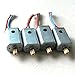 NiGHT LiONS TECH(tm) Upgraded 4pcs Motor with Brass Gear Rc Quadcopter Spare Parts for Syma X8c X8w X8g