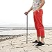 Kijea Assassin's Creed Eagle Cosplay Cane, Walking Cane, All Metal Walking Stick,Christmas/Birthday Gift