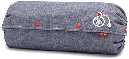 Amazon ルカコ 抱っこひも収納カバー Lサイズ 2年保証 使い方book付刺繍自転車 018 L 刺繍 自転車ホワイトレッド ダンガリーブルー 0931 11 抱っこひも収納カバー ベビー マタニティ 通販