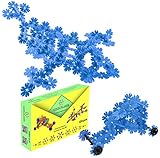 CoolFlakes Creative and Educational Interlocking Flakes Building Toy (Blue) - 120 PCS