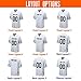 Custom White Mesh Replica Football Game Jersey Embroidered Team Name and Your Numbers