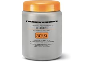 Guam Anti Cellulite Seaweed Wrap ORIGINAL FORMULA | Skin Tightening Cellulite Treatment For Thighs And Legs Inches Reduction - Hot Mud Thigh Wraps For Cellulite Removal, 1KG Beauty