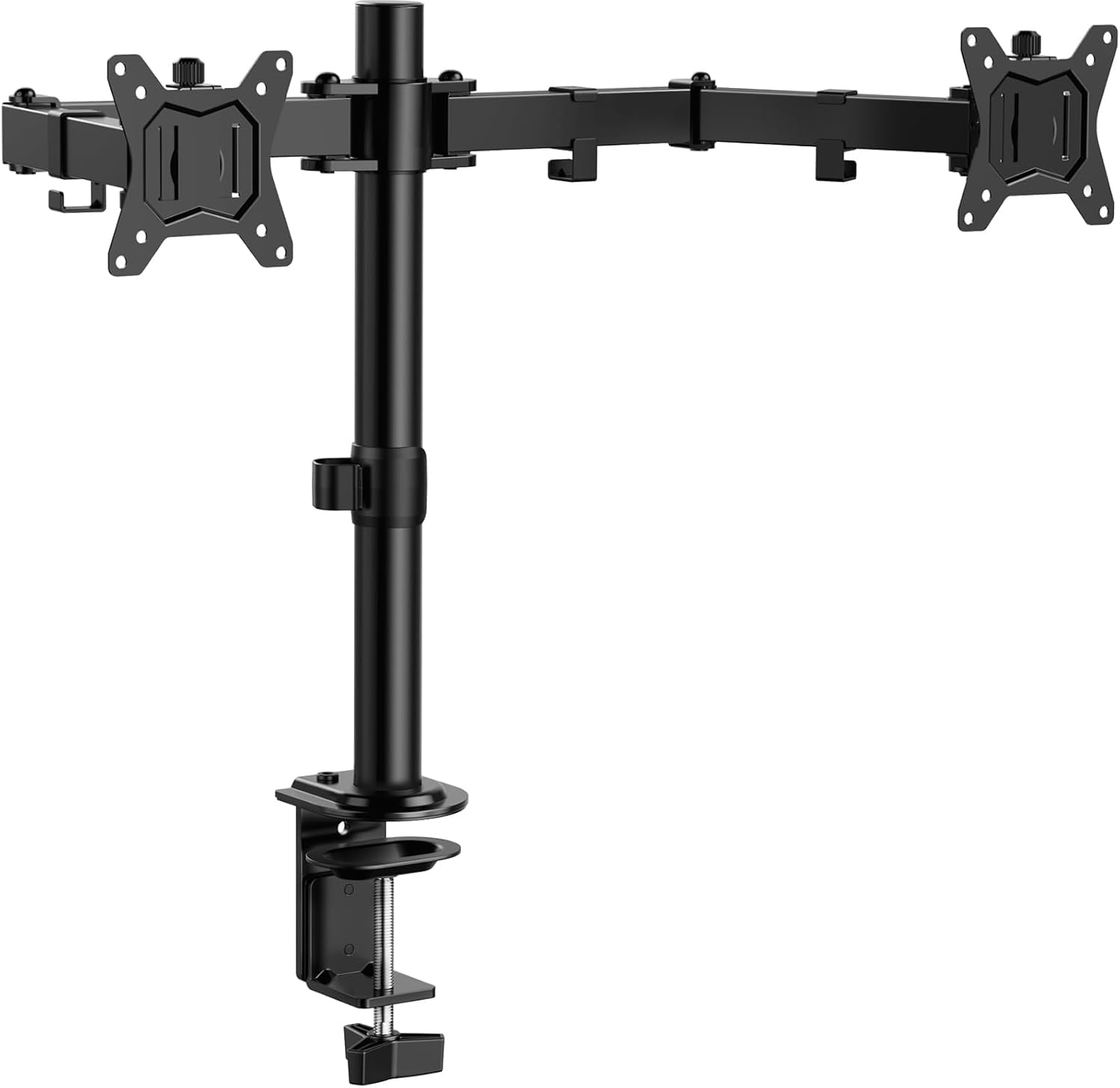 Photo 1 of ErGear Dual Monitor Stand, Heavy Duty Adjustable Monitor Desk Mount for 2 Screens up to 32 Inches, Fully Adjustable Height, Tilt, Swivel, Rotate, Supports 17.6 lbs per Monitor Arm, Easy Installation