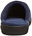 Isotoner Women's Terry Clog, Navy,8.5/9