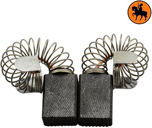 Buildalot Specialty Carbon Brushes ca-17-38169 for Protool Mixer MXP 1000 EQ - 0.25x0.39x0.55'' - With Automatic Stop, Spring, Cable and Connector - Replaces original parts 627002 & 627034