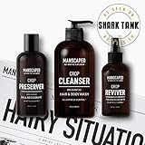 Mens Bathroom Hygiene bundle, Includes - All-In-One Invigorating Body Wash, Moisturizing Ball Deodorant, High performance friction control body Toner (balanced PH) + FREE Disposable shaving mats