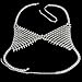 Title: Sexy Girls Body Jewelry Silver Fashion Body Bikini Chain Necklace Hollow Out Flower Underwear Bra Design