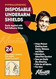 Kleinert’s Ultra Absorbent, Super Thin, Disposable, Peel & Stick Enlarged Underarm Pads For Men. Protects Against Sweat Stains and Odors. Save On Dry Cleaning. (24 Pads). Great Sweat & Odor Blocker.