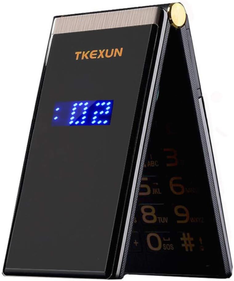 Tkexun M2 Men Flip Touch Big Screen 3.0" Dual Sim Card Metal Body