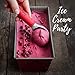 Rubber Ice Cream Scoop with Comfort Grip Handle - Scoops IceCream Easily - Scooper for Cookies and Melon Ball Maker Too - Dishwasher Safe