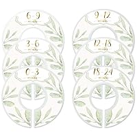 Mumsy Goose Baby Girl Clothes Dividers Nursery Closet Dividers Closet Organizers Botanical