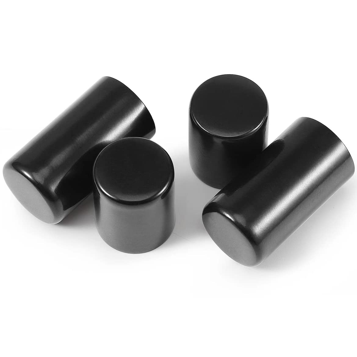 Photo 1 of ** 3 PCS ** Eumti 4 PCS Detachable Docking Hardware 4 Point Covers Kit Magnet Cover Kit Vivid Black Compatible wiht Harley Touring Electra Glide, Street Glide,Road Glide, Road King 2009-2025