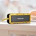 Poweradd MusicFly Indoor/Outdoor Portable Wireless Bluetooth Speakers, 36W Loud Volume, Dynamic Stereo, IPX7 Waterproof, Sandproof, Shockproof, Built in Mic, 24 Hours Playtime, Yellow