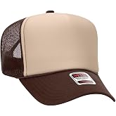 Otto Cap 5-Panel High Crown Mesh Back Trucker Hat
