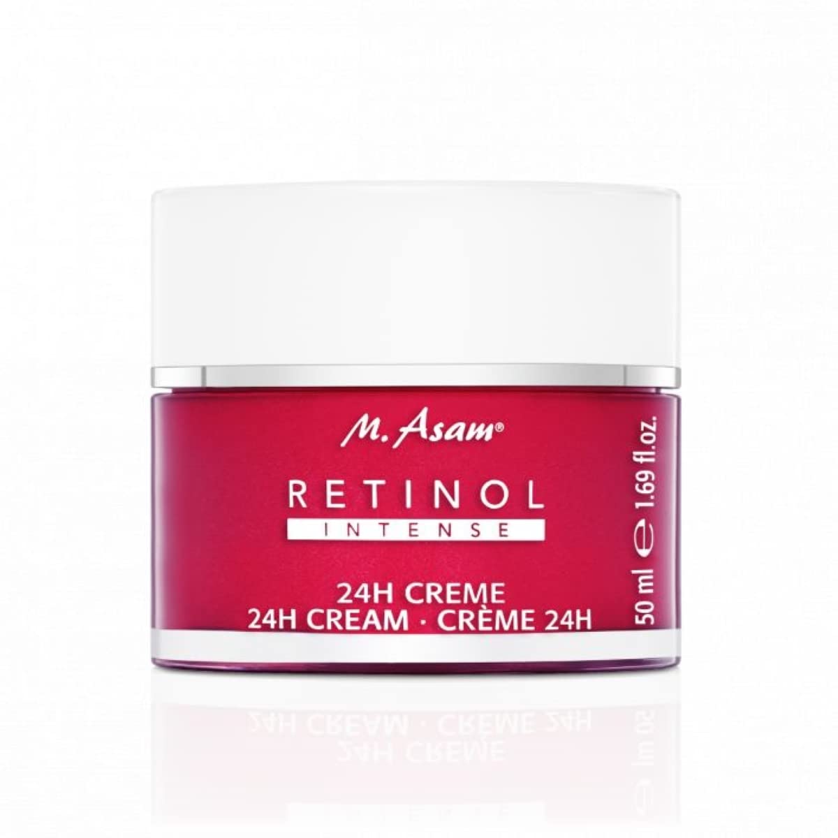 M. Asam Retinol 24h Facial Cream against wrinkles (50ml) - anti aging face cream with retinol - day cream & night cream stimulates collagen Production, facial care for every skin type