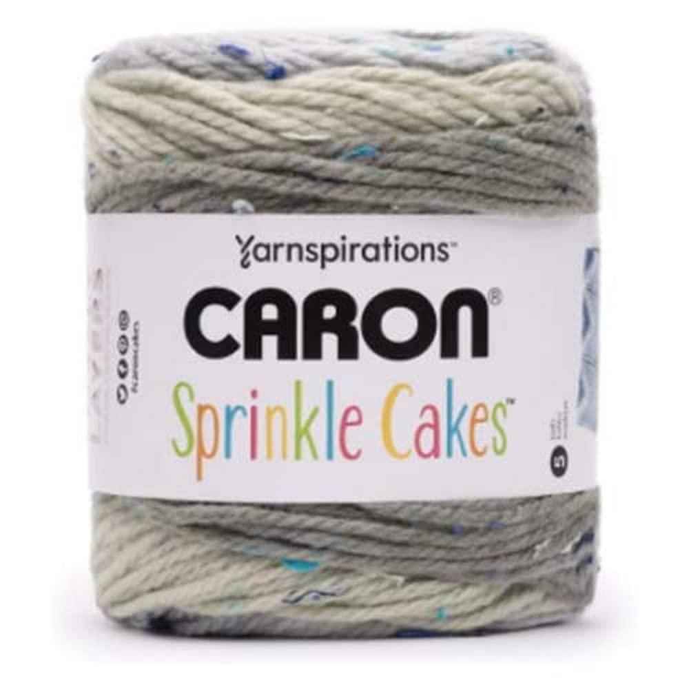 Caron Sprinkle Cakes, Wool Acrylic, Lime Cream, 227g