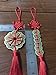 Uniquelover Chinese Red Enless Knot Feng Shui Lucky Coins for Wealth and Good Fortune--3pcs