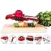 Mandoline Vegetable Slicer Cutter Chopper,JungleArrow 6 in 1 Interchangeable Blades with Peeler with Food Catch Tray