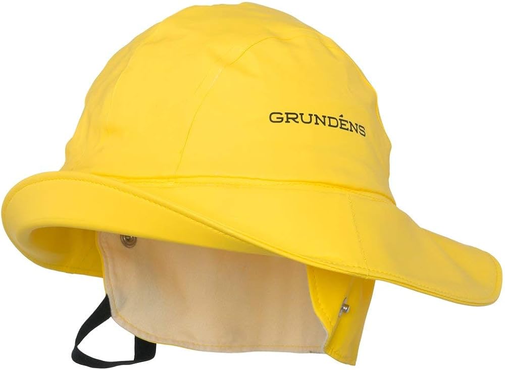 Grundéns Men's Sandhamn 21 Fishing Hat, Yellow Small