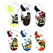 TMNT Teenage Mutant Ninja Turtles Boys 6 pack Socks (Little Kid/Big Kid)